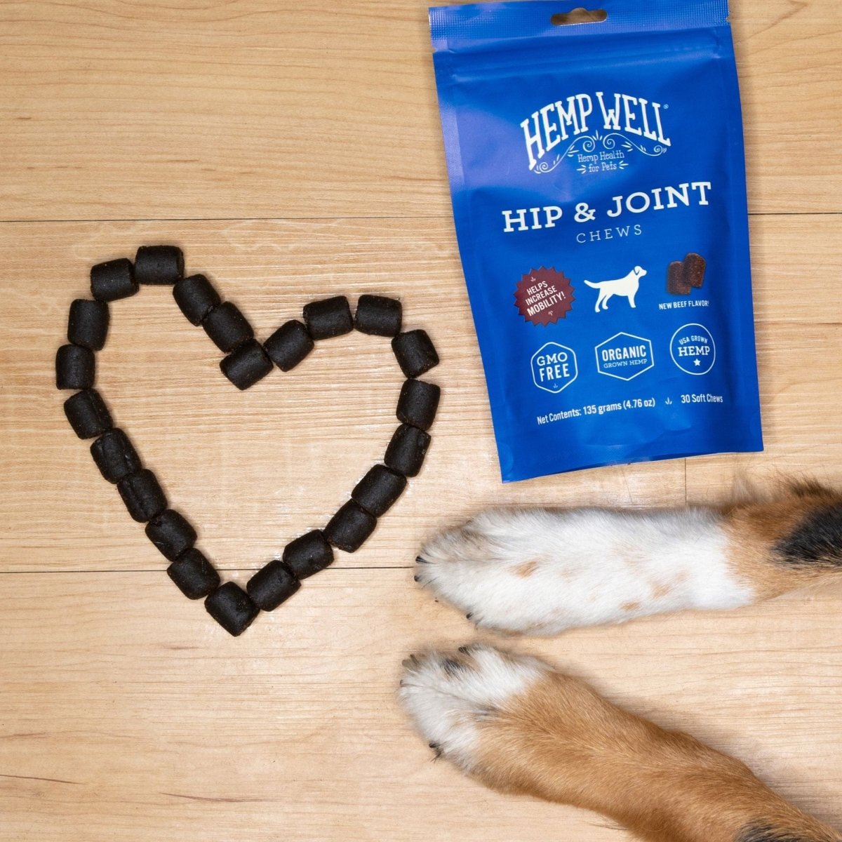 Hip & Joint Dog Soft Chews - Hemp Well