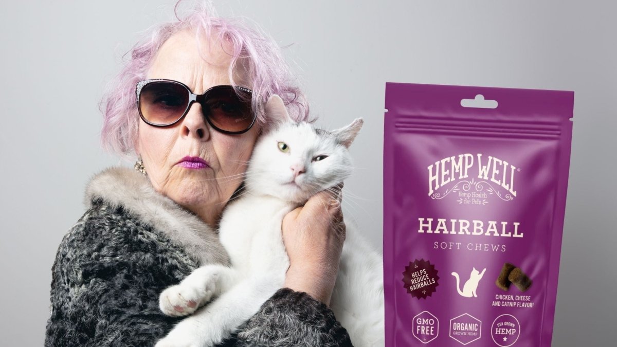Cat Hairballs are Common - Hemp Well is Not