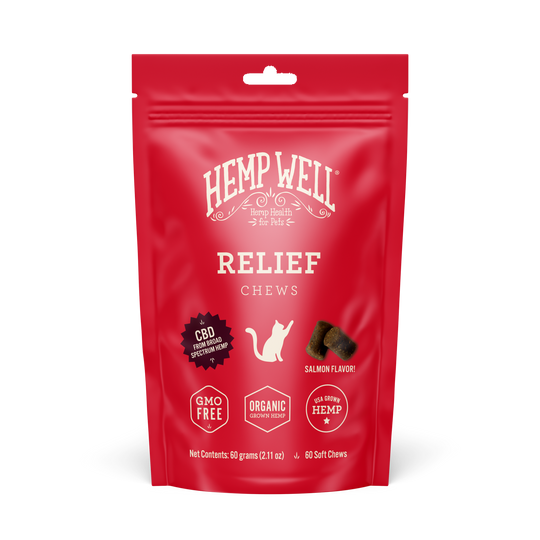 Relief Cat Soft Chews - Organic, USA Grown