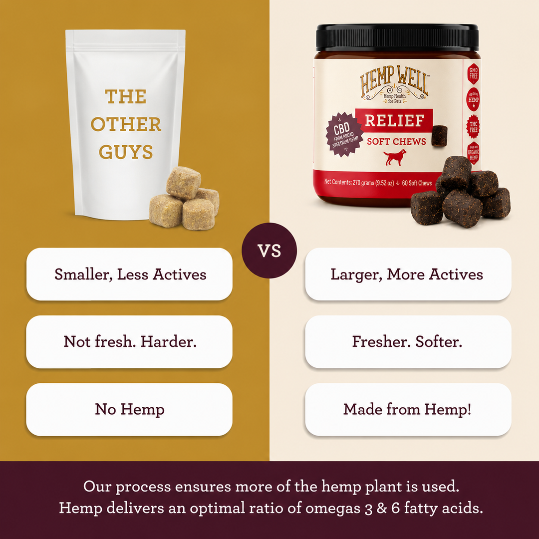Hemp Well Relief: CBD Soft Chews for Dogs