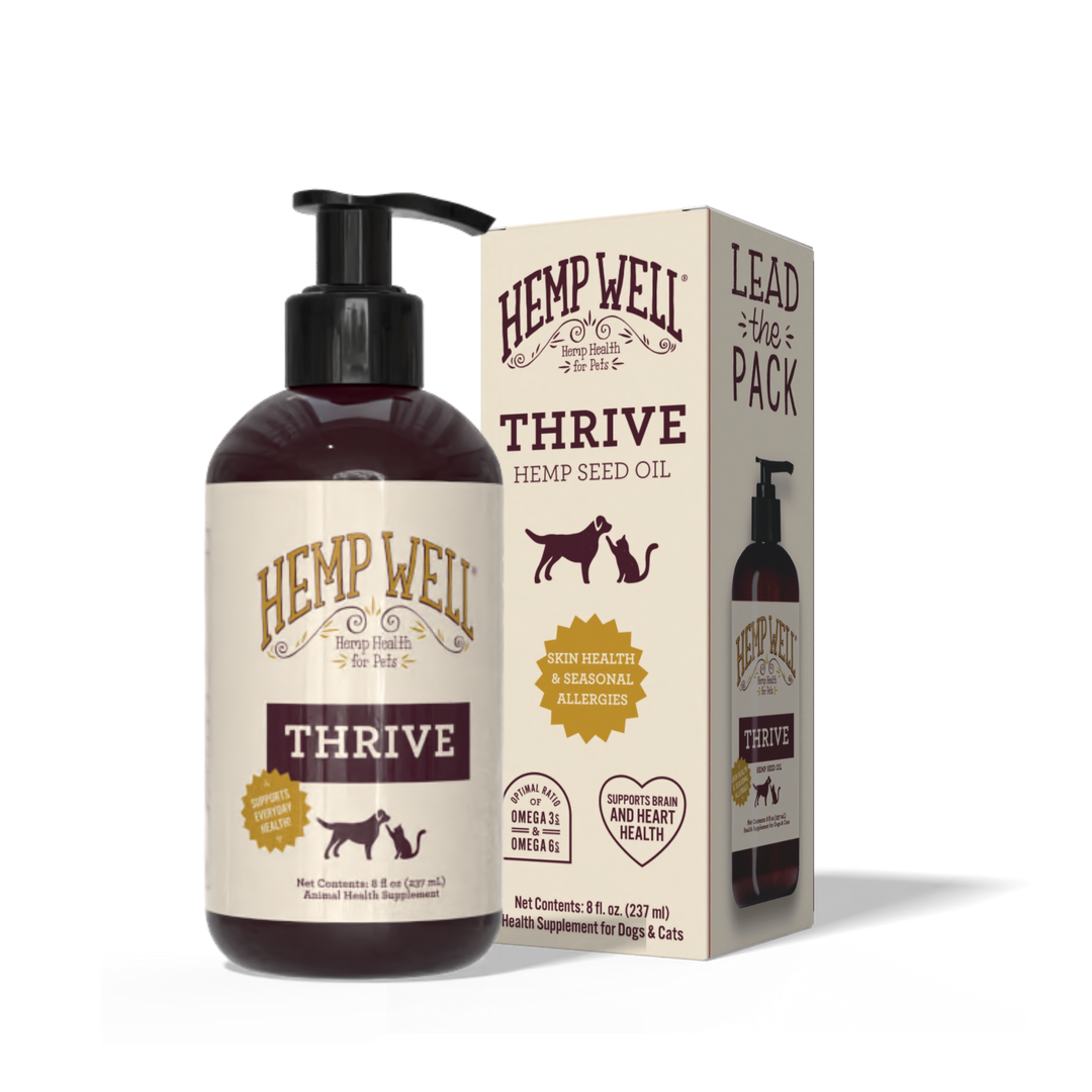 Organic USA Grown Thrive Oil for Dogs & Cats