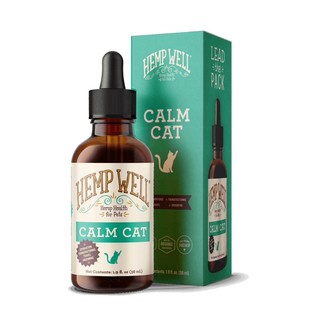 Calm Cat Oil - Hemp Well calm Calm Pet calming