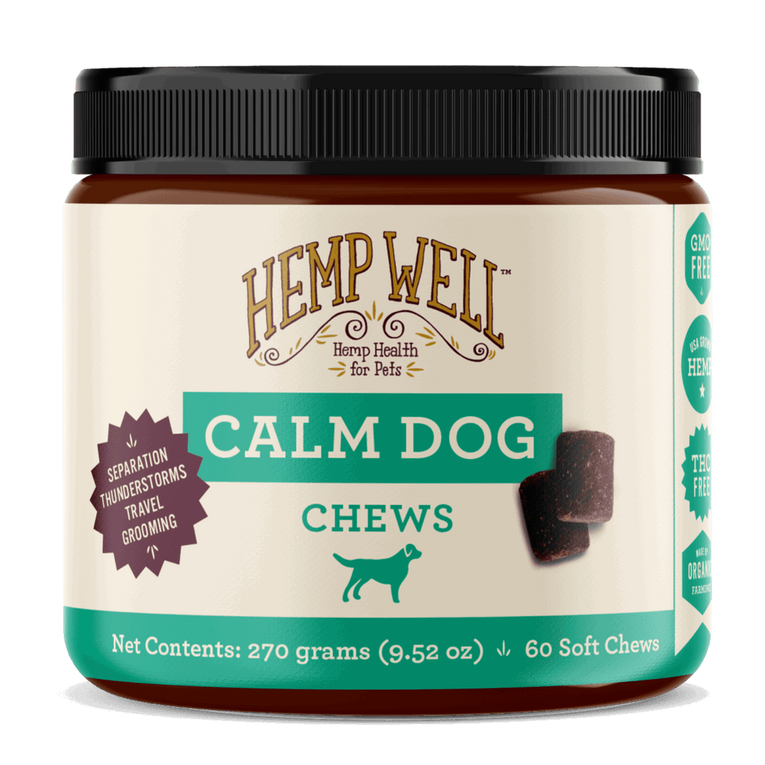 Calm Dog Soft Chews - Hemp Well anxiety calm Calm Dog