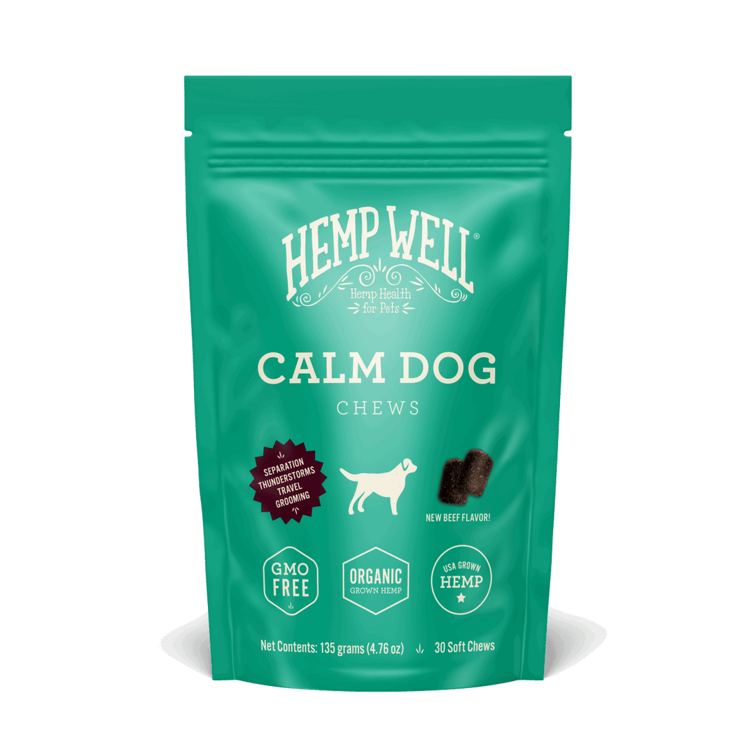 Calm Dog Soft Chews - Hemp Well anxiety calm Calm Dog