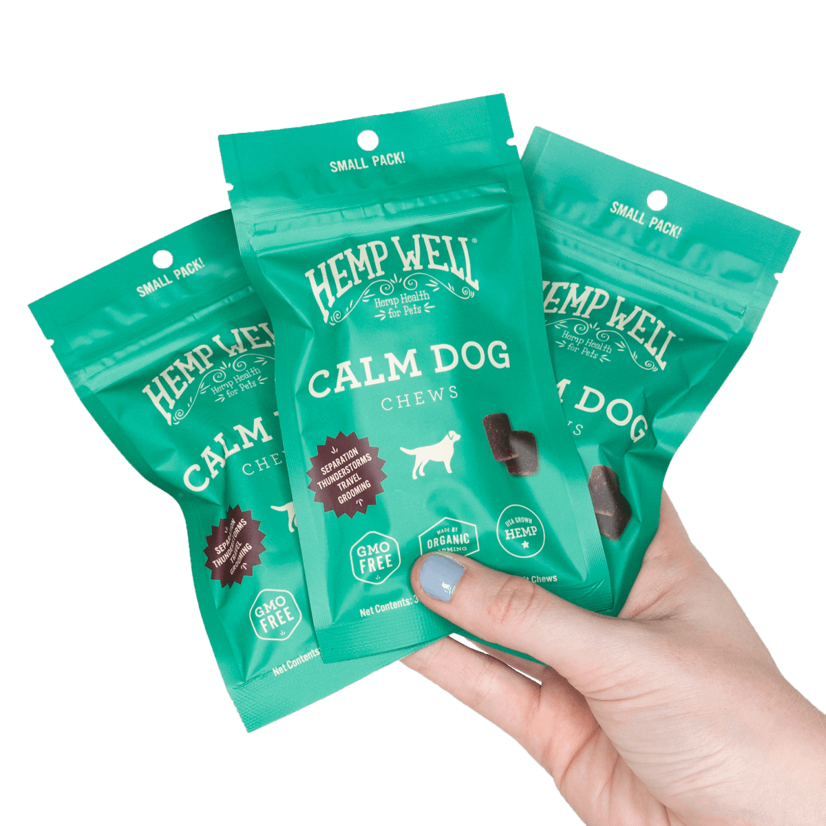 Calm Dog Soft Chews - Hemp Well anxiety calm Calm Dog
