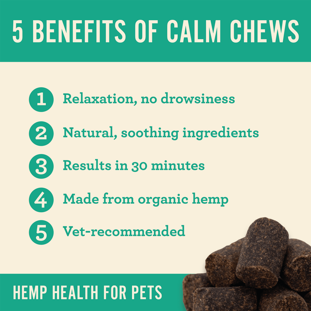 Calm Dog Soft Chews - Hemp Well anxiety calm Calm Dog