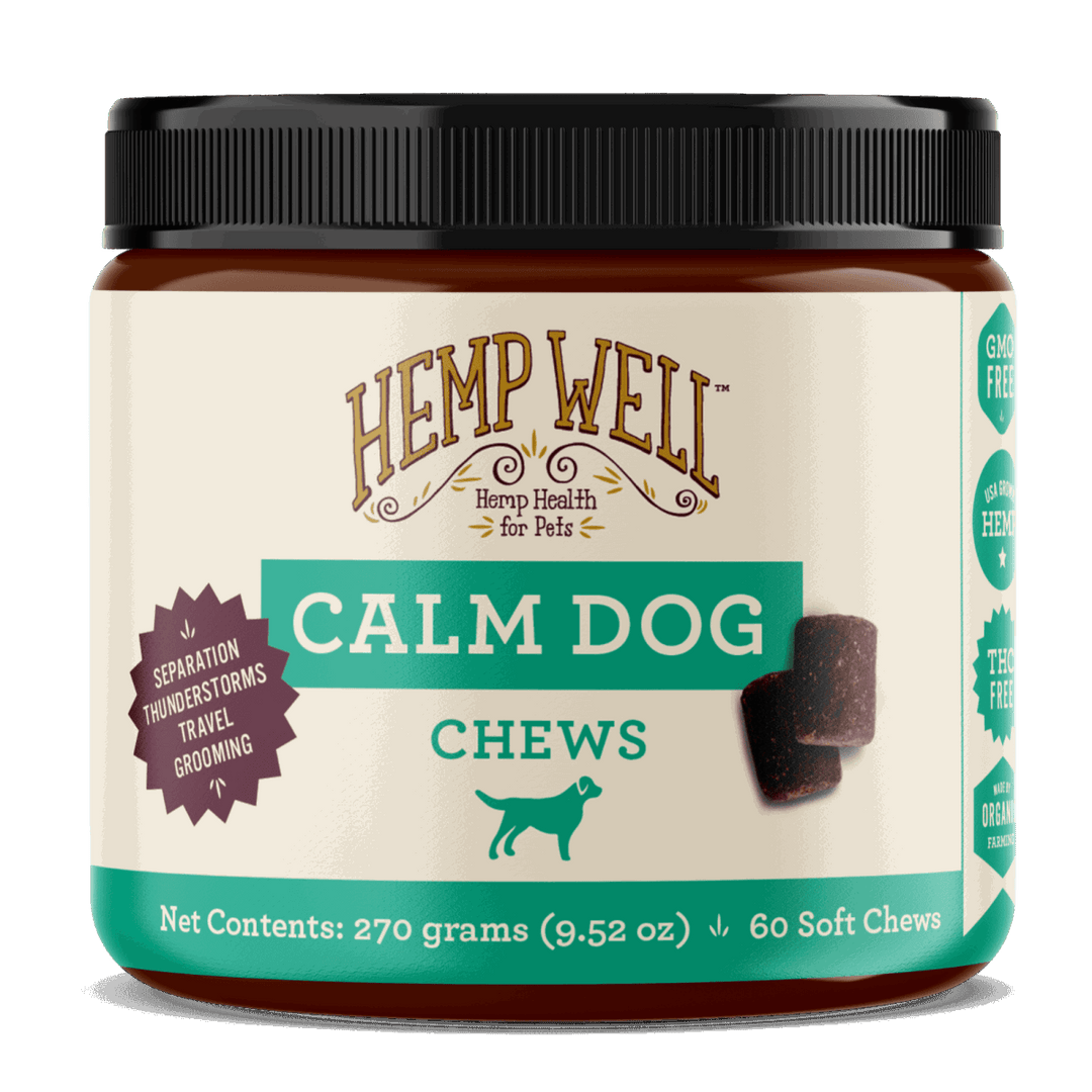 Calm Dog Soft Chews - Hemp Well anxiety calm Calm Dog