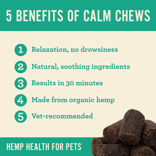 Calm Dog Soft Chews - Hemp Well anxiety calm Calm Dog