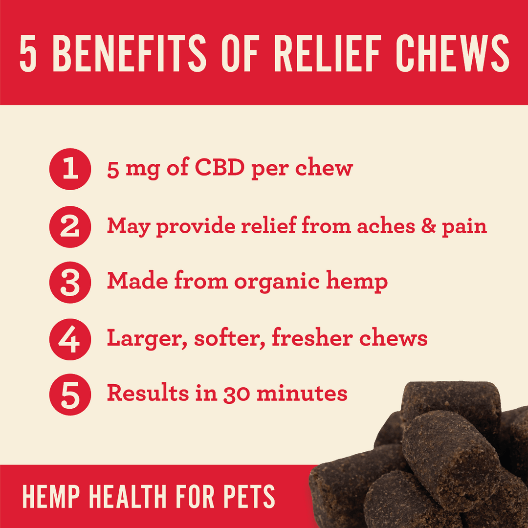 Relief CBD Dog Soft Chews - Hemp Well best cbd dog treats calm cbd dog treats for anxiety