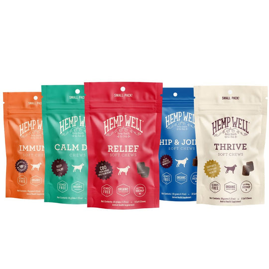 Dog Soft Chew Small Pack Sampler - Hemp Well