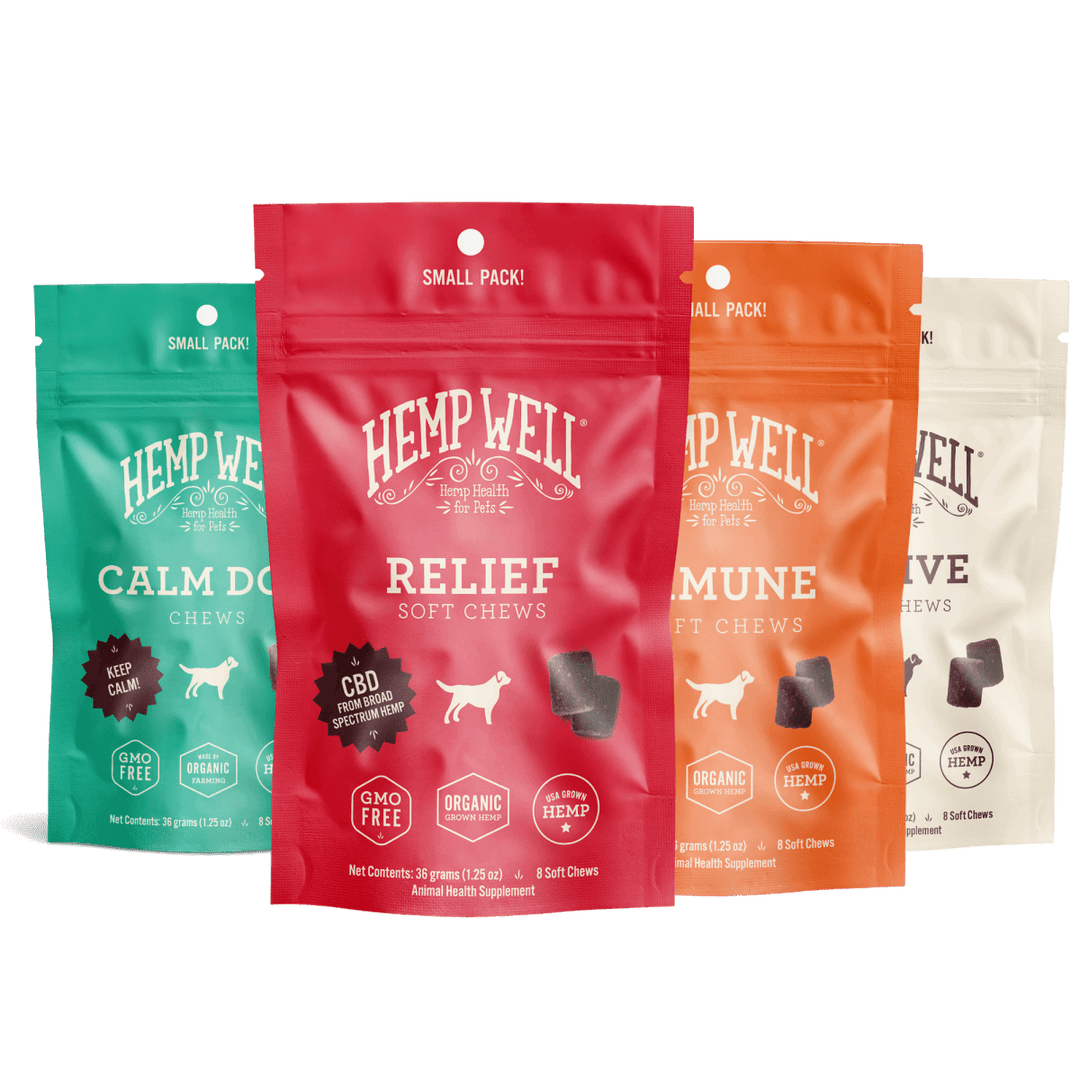 Dog Soft Chew Small Pack Sampler - Hemp Well