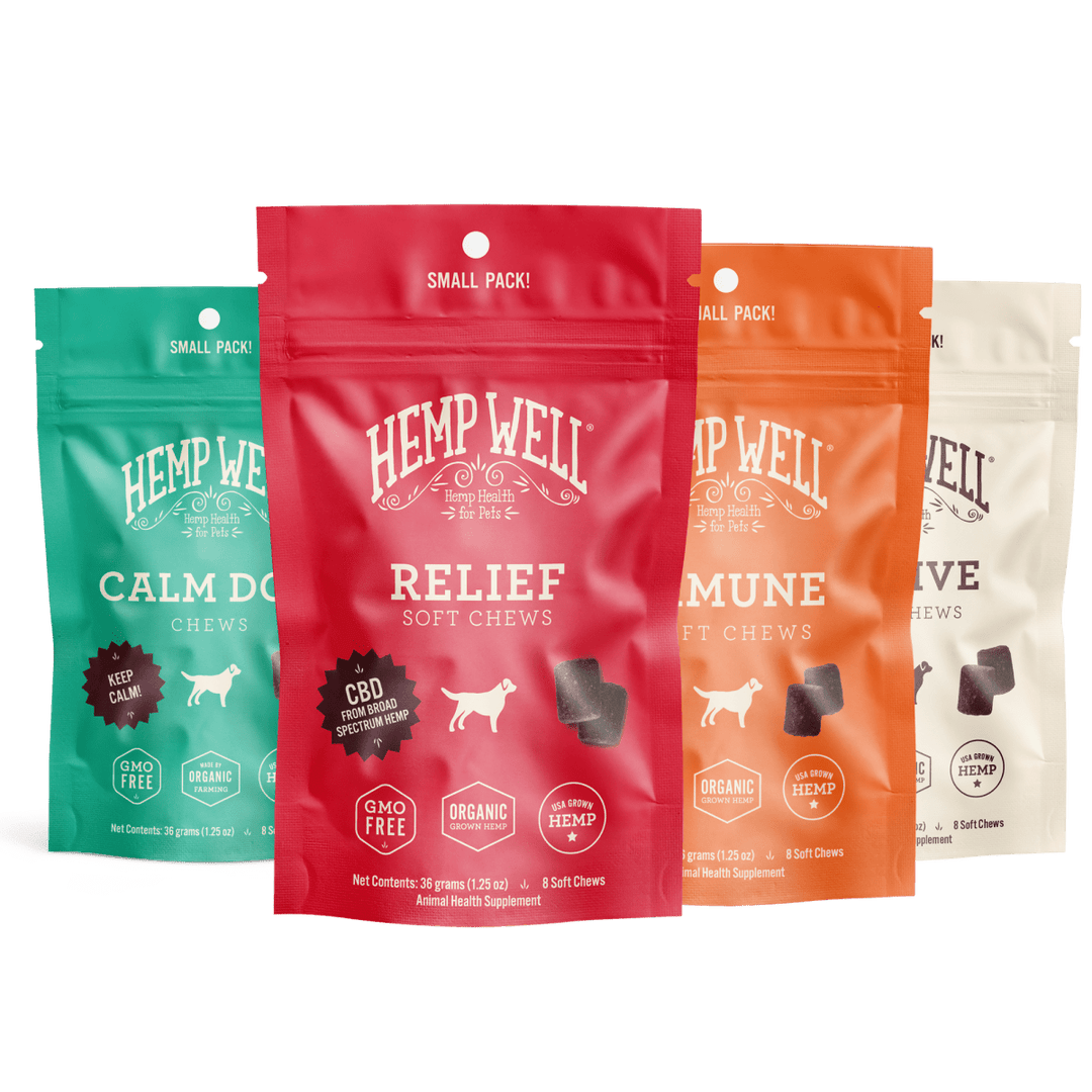 Dog Soft Chew Small Pack Sampler - Hemp Well