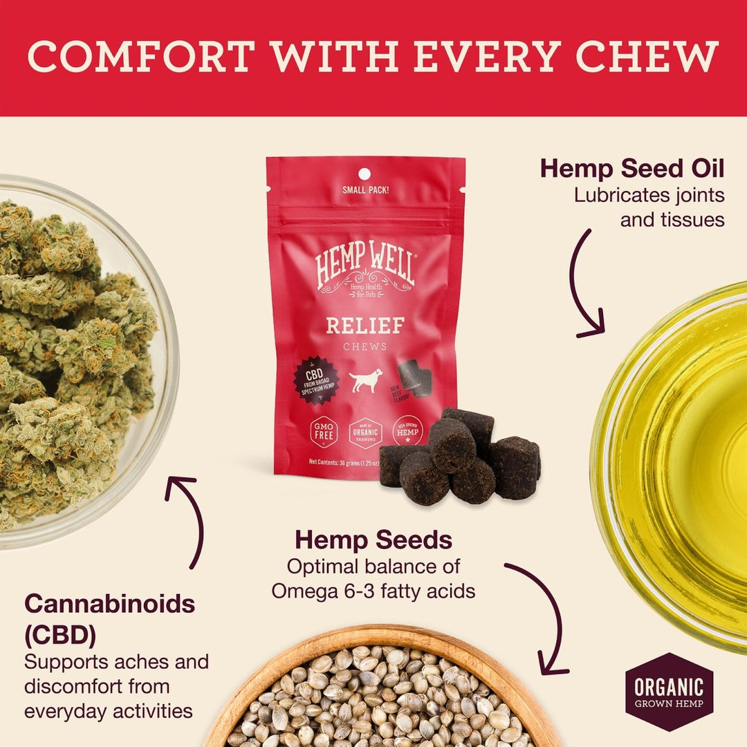 Dog Soft Chew Small Pack Sampler - Hemp Well