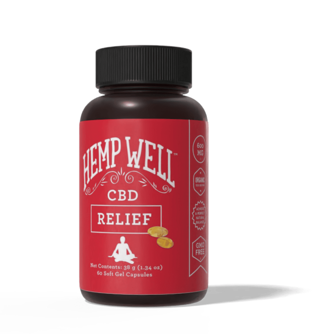 Human Soft Gel CBD Capsules – 60 Count | 30 - Day Supply - Hemp Well® tag4 organic over 1,000,000 pets love Hemp Well
