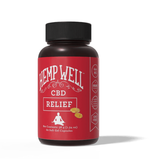 Human Soft Gel CBD Capsules – 60 Count | 30 - Day Supply - Hemp Well® tag4 organic over 1,000,000 pets love Hemp Well