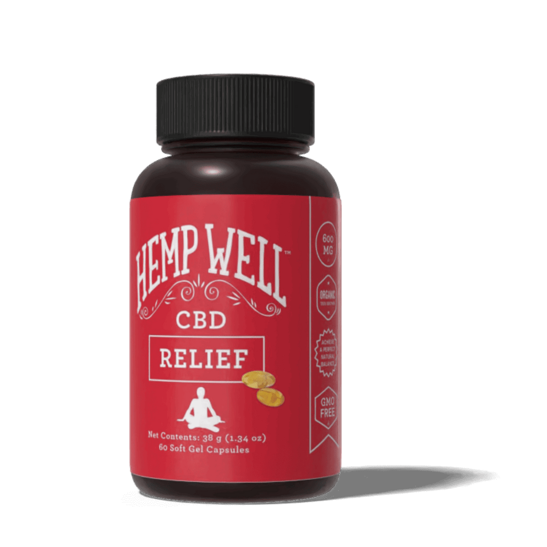 Human Soft Gel CBD Capsules – 60 Count | 30 - Day Supply - Hemp Well® tag4 organic over 1,000,000 pets love Hemp Well