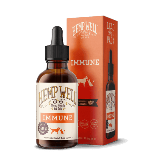 Immune Support Oil - Hemp Well cats dogs hemp