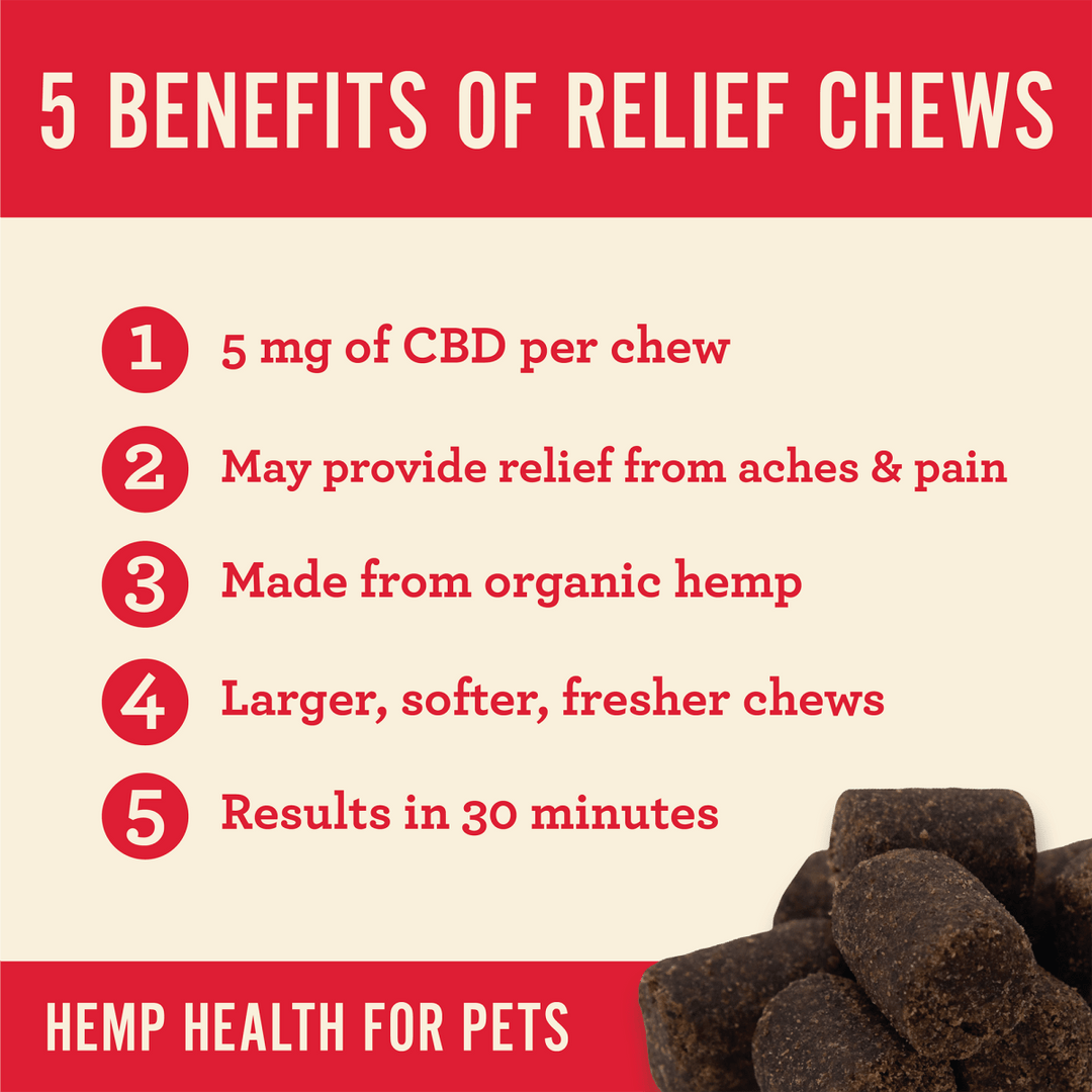 Relief CBD Dog Soft Chews - Hemp Well best cbd dog treats calm cbd dog treats for anxiety