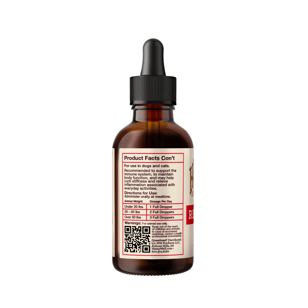 Relief Plus (CBD) Oil - Hemp Well cat cbd CBD CBD for dogs