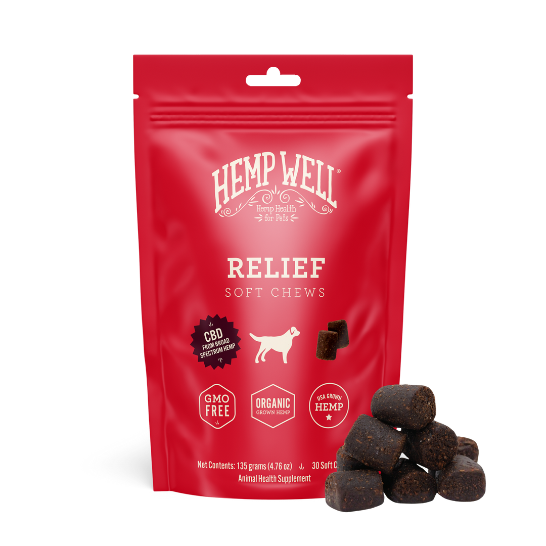 Hemp Well Relief: CBD Soft Chews for Dogs
