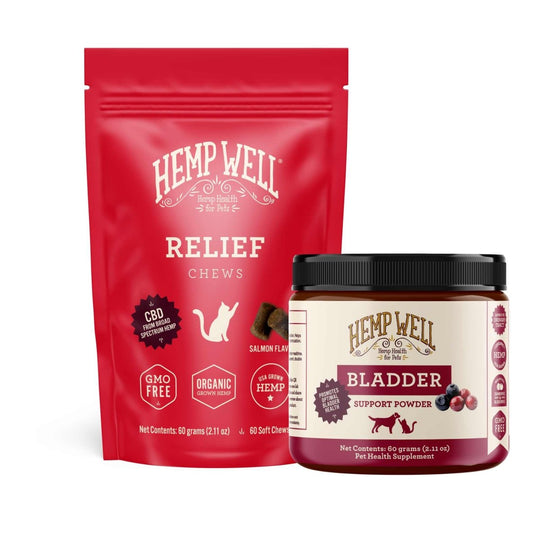 Senior Cat Support Bundle - Hemp Well best CBD cat products cat cat cbd