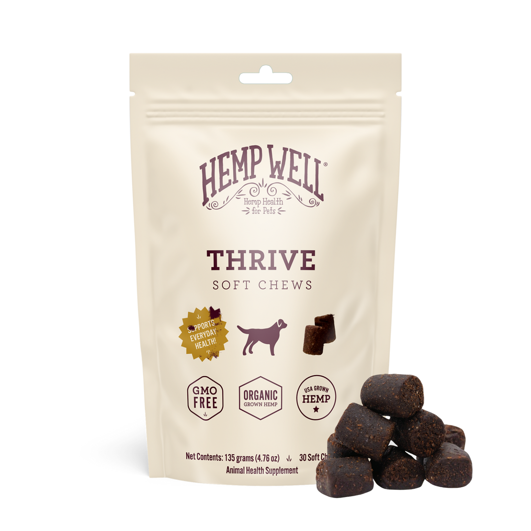 Organic Thrive Dog Soft Chews for Skin Health