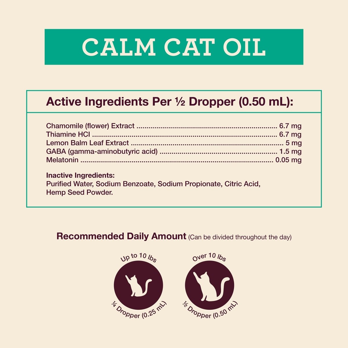 Calm Cat Oil - Hemp Well