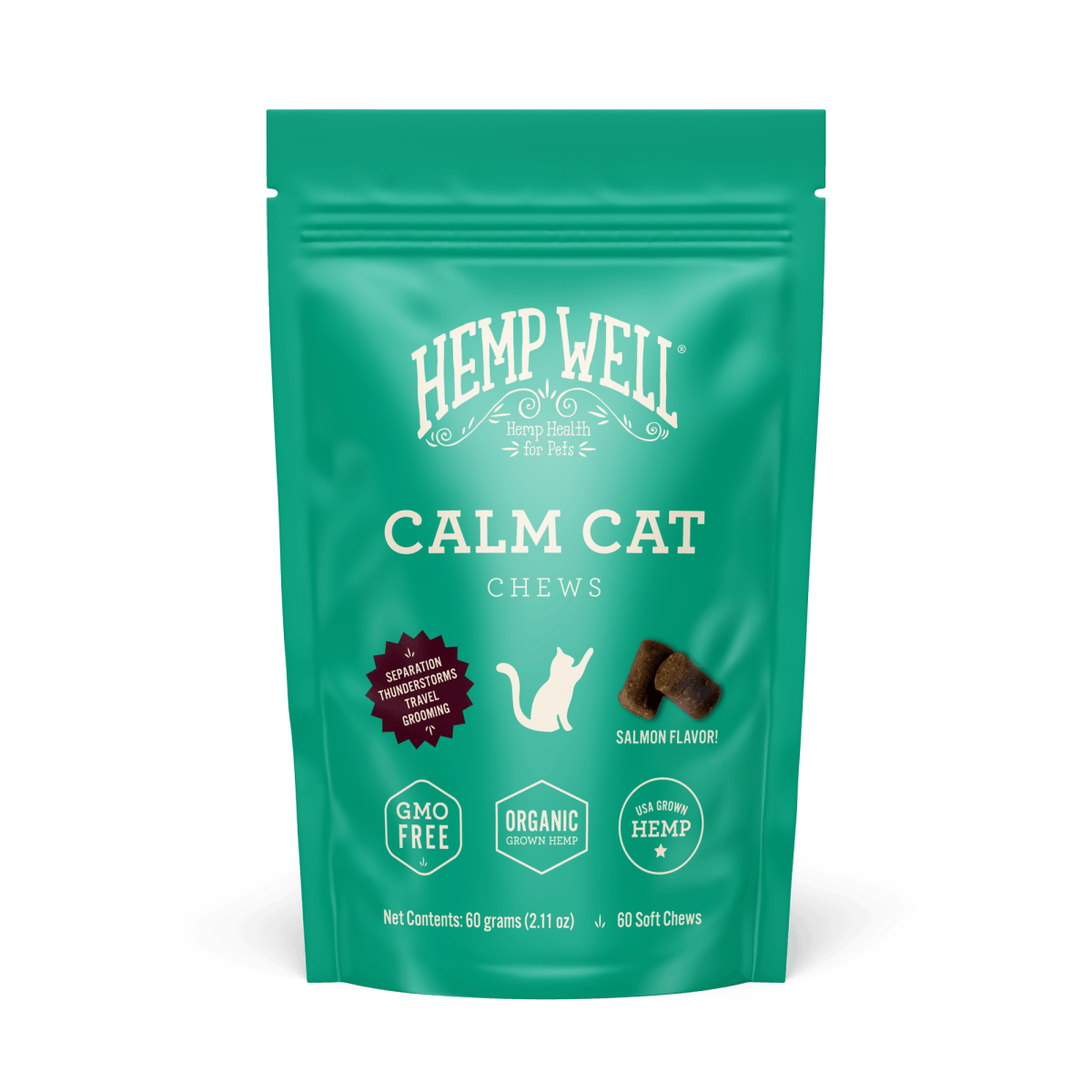 Calm Cat Soft Chews - Hemp Well