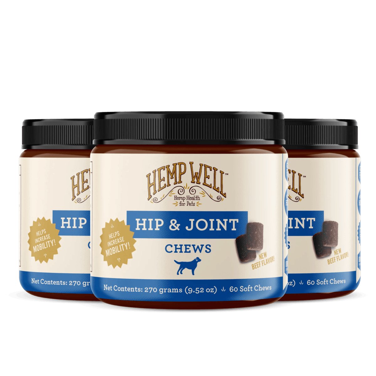 Hip & Joint Dog Soft Chews - Hemp Well
