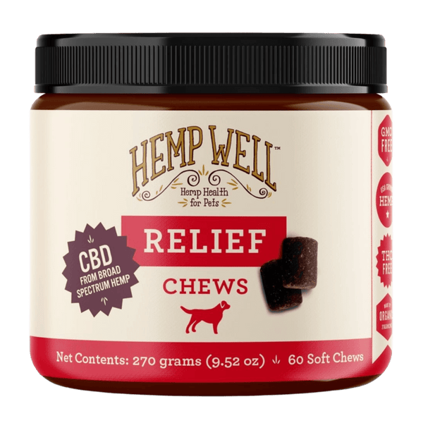 Relief CBD Dog Chews - Soothe Your Canine's Discomfort – Hemp Well