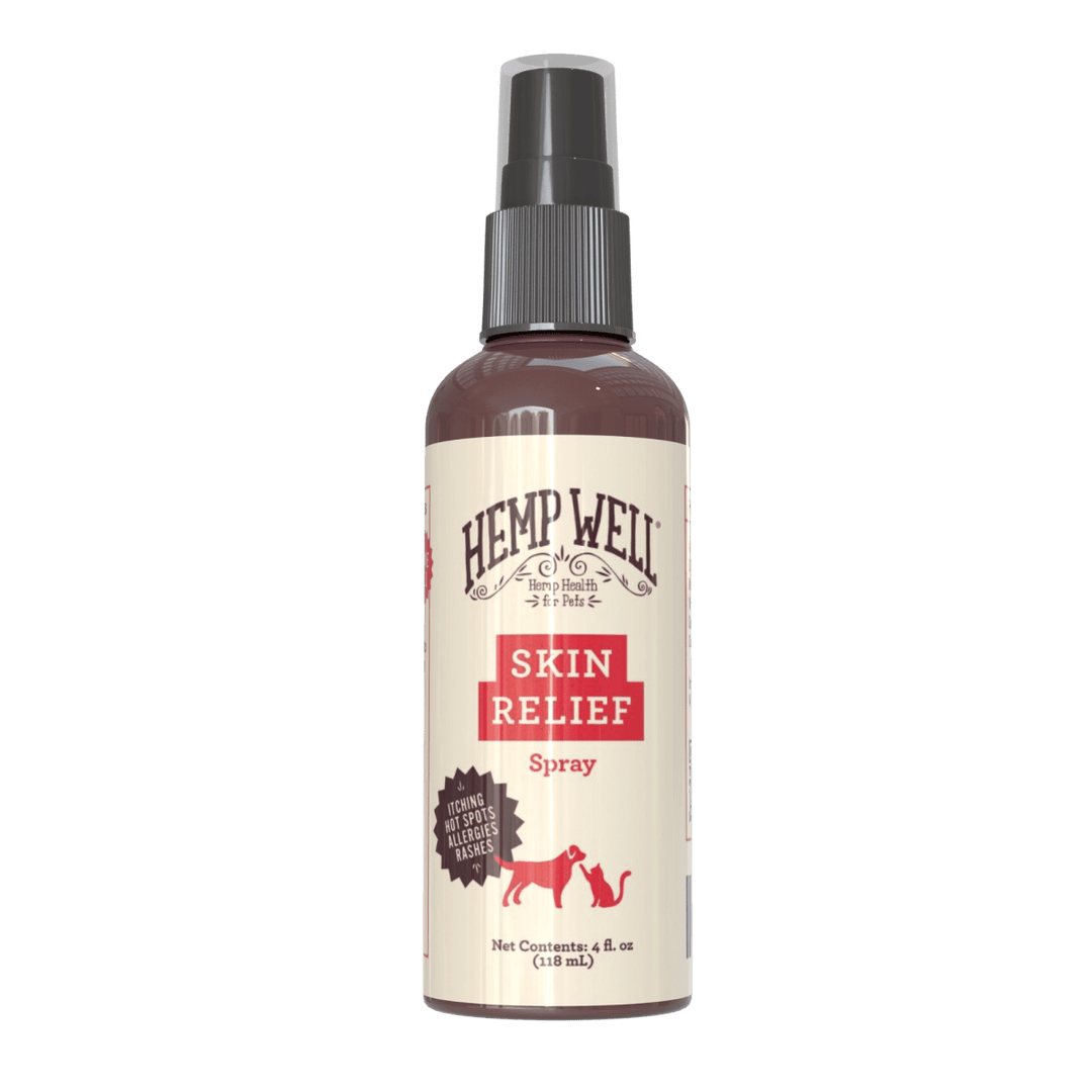 Skin & Itch Relief Spray - Hemp Well cat dog skin