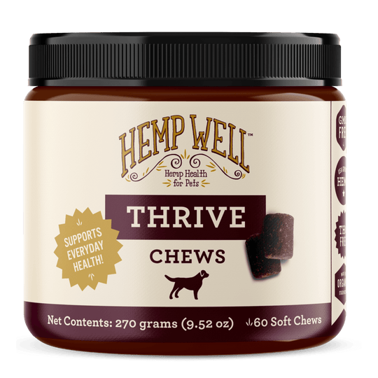Thrive Dog Soft Chews - Hemp Well dog dog treats hemp
