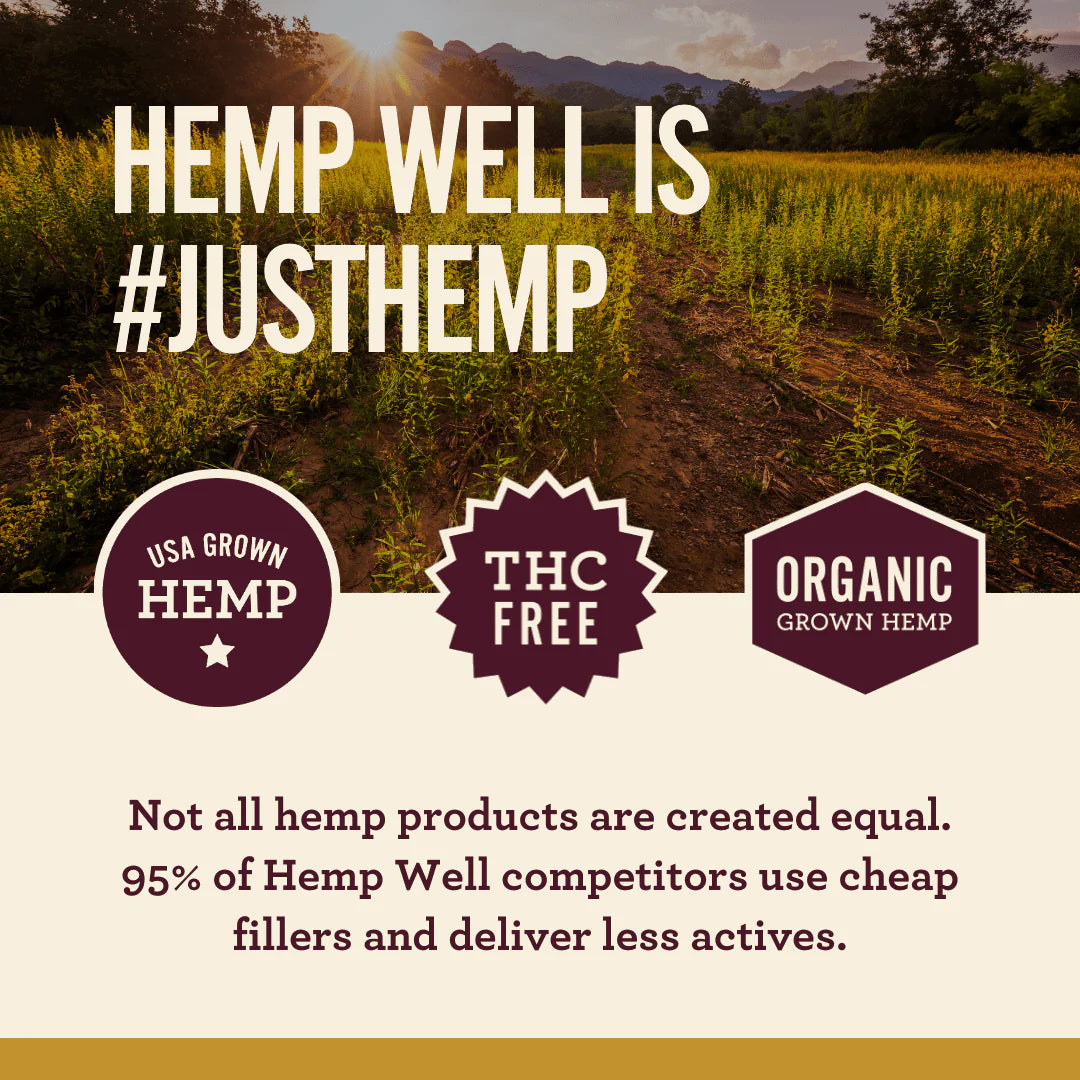 Hemp Well #JustHemp graphic
